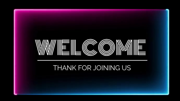 Welcome Message Digital Display Template | PosterMyWall