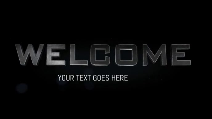 Welcome Intro Video Template | PosterMyWall
