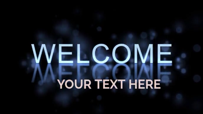 Welcome Intro Video welcome intro video Template | PosterMyWall