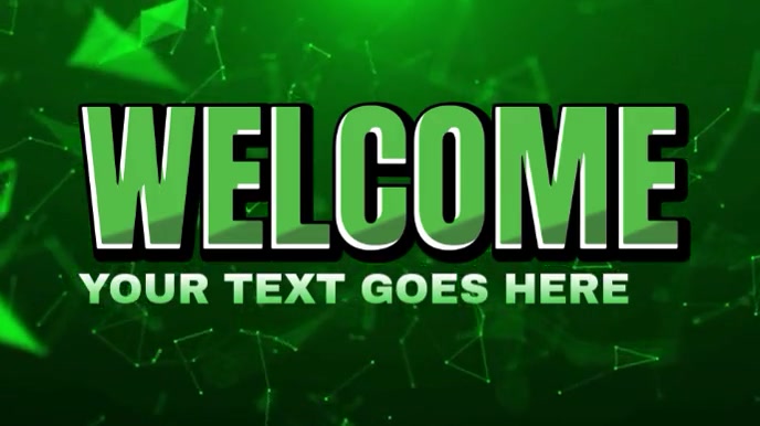 WELCOME INTRO VIDEO Template | PosterMyWall