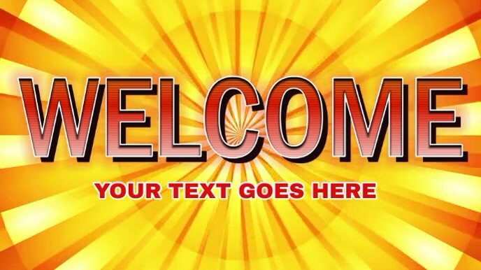 Welcome Intro Video Plantilla de WELCOME INTRO VIDEO. | PosterMyWall