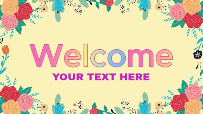 Modèle Welcome Intro Video.... | PosterMyWall