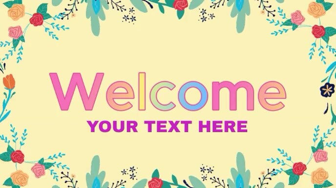WELCOME INTRO VIDEO.... Template | PosterMyWall