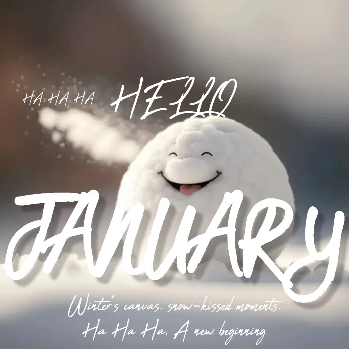 welcome January Template | PosterMyWall