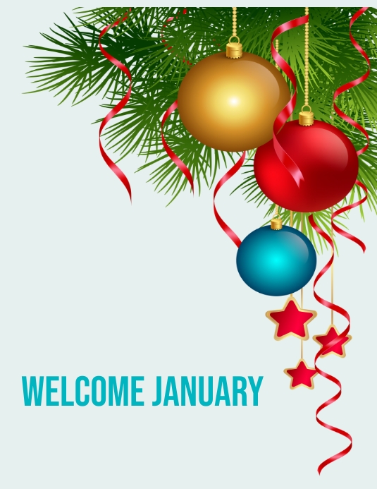 January Template Sign welcome January Template | PosterMyWall