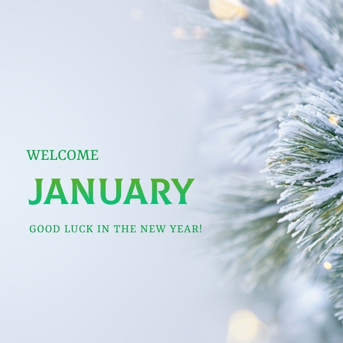 January Template Sign Welcome January Template | PosterMyWall