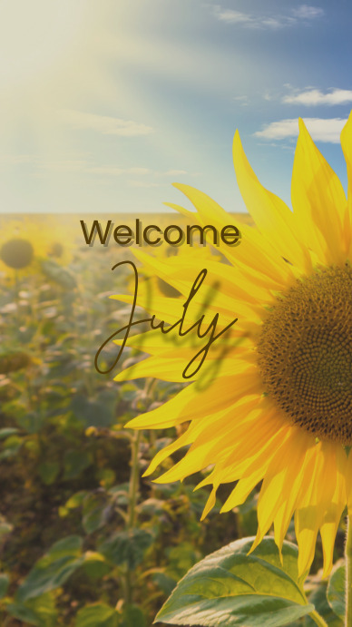 Welcome July Template | PosterMyWall