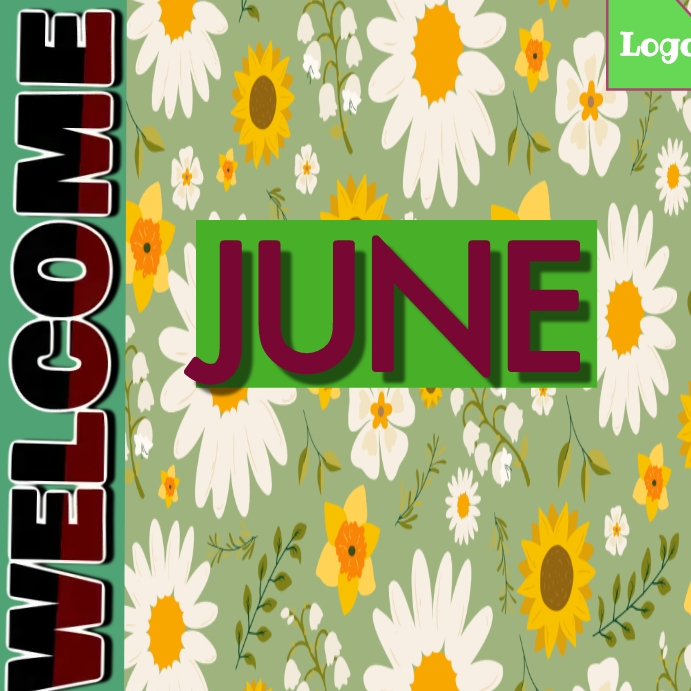 June Day Web Design Examples Welcome june Template | PosterMyWall