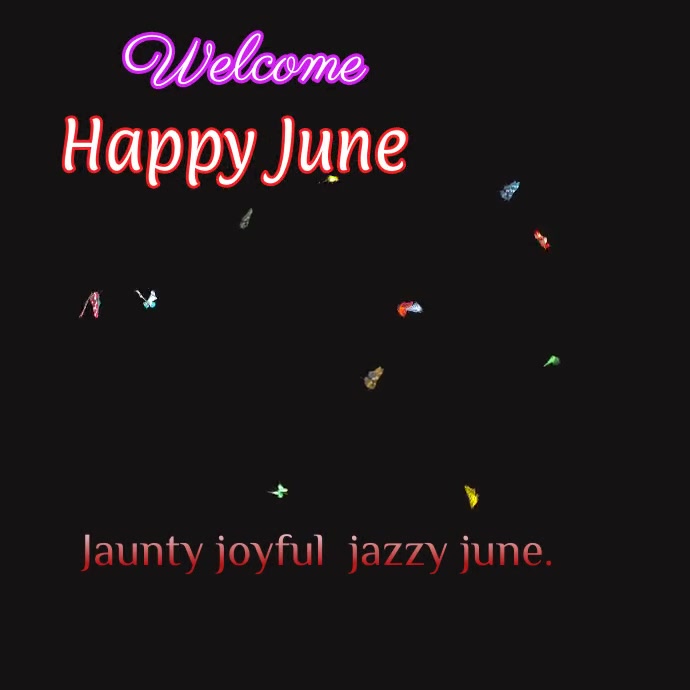 Welcome june instagram post Template | PosterMyWall