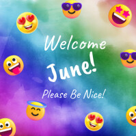 Hello June Instagram Post Template | PosterMyWall