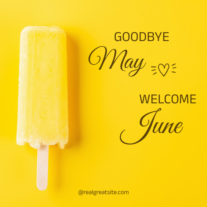 Copy of Welcome June Template Instagram Post 2024 | PosterMyWall