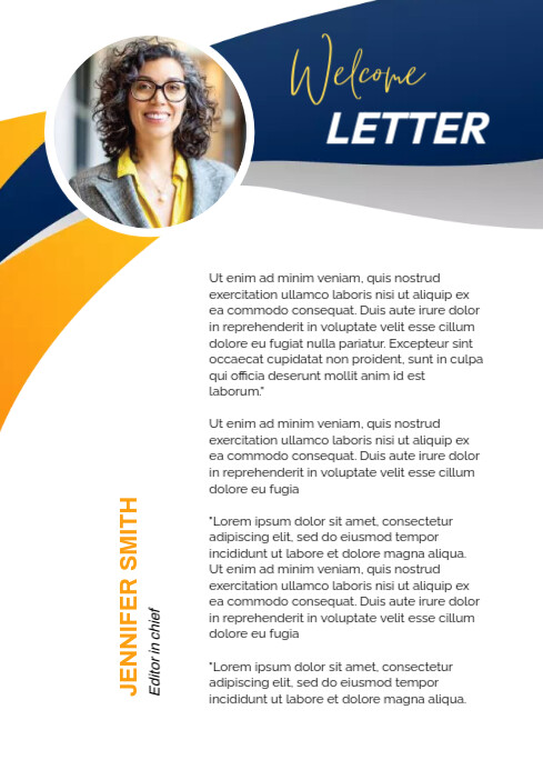 Welcome Letter Design Template | PosterMyWall
