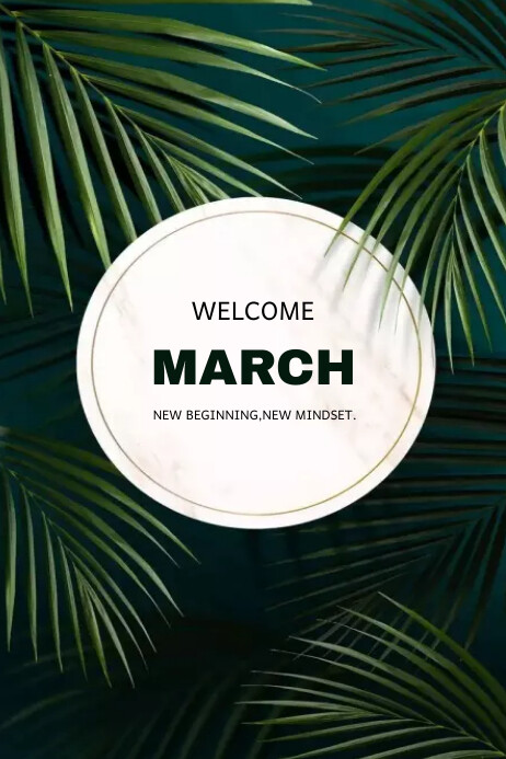 Welcome March Template | PosterMyWall
