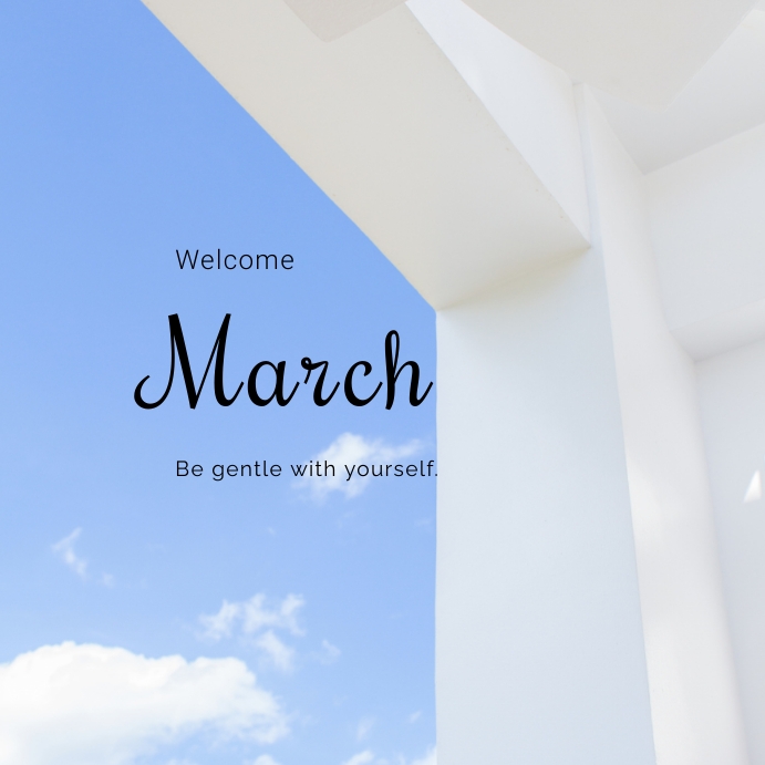 Plantilla de Welcome March Instagram Post | PosterMyWall