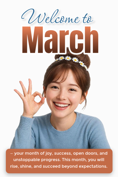 Welcome March Poster Template | PosterMyWall