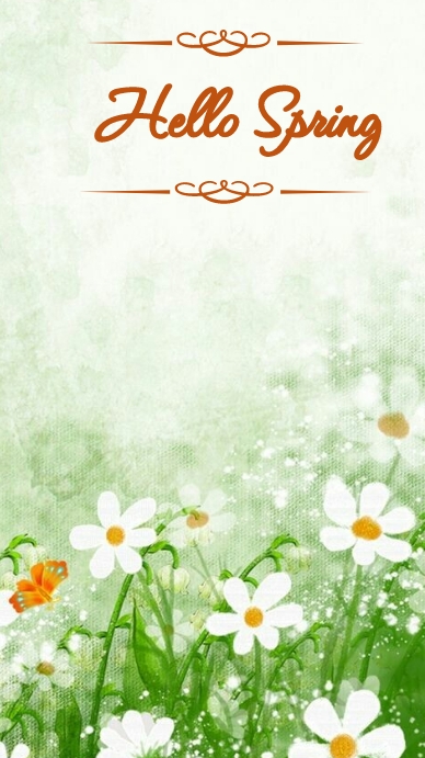March Spring Graphics Welcome march spring instagram story Template | PosterMyWall