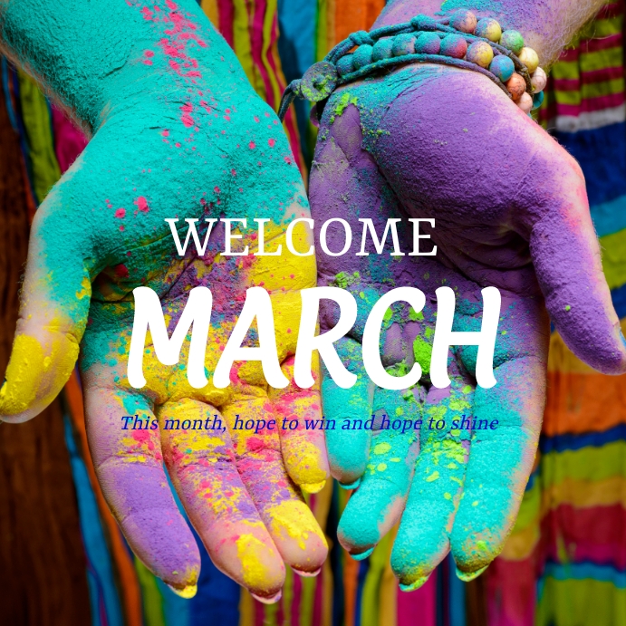 Welcome March Script Welcome March Template | PosterMyWall