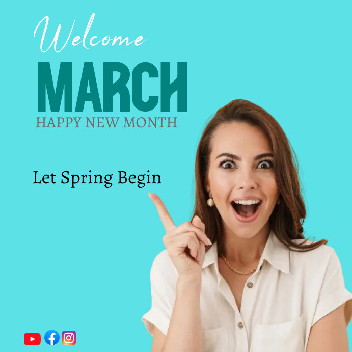 Welcome March Script Welcome march template | PosterMyWall