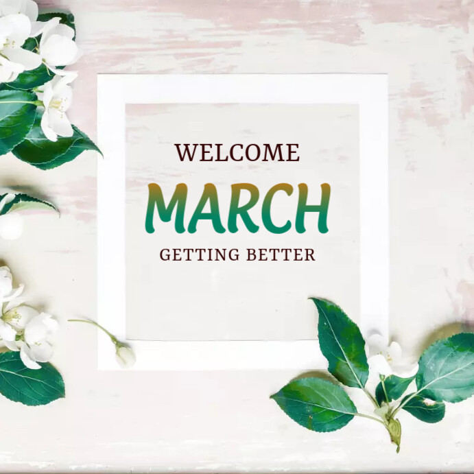 Welcome March Script Welcome March Template เทมเพลต | PosterMyWall