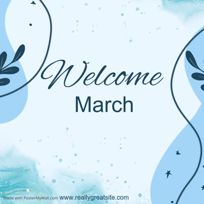 Welcome March Script Welcome March Template Online Greeting Card | PosterMyWall