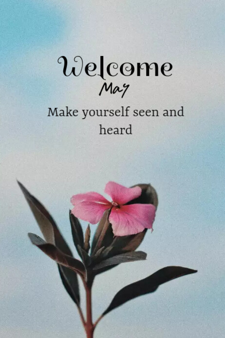 welcome may Template | PosterMyWall