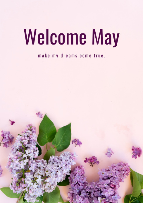 welcome may Template | PosterMyWall