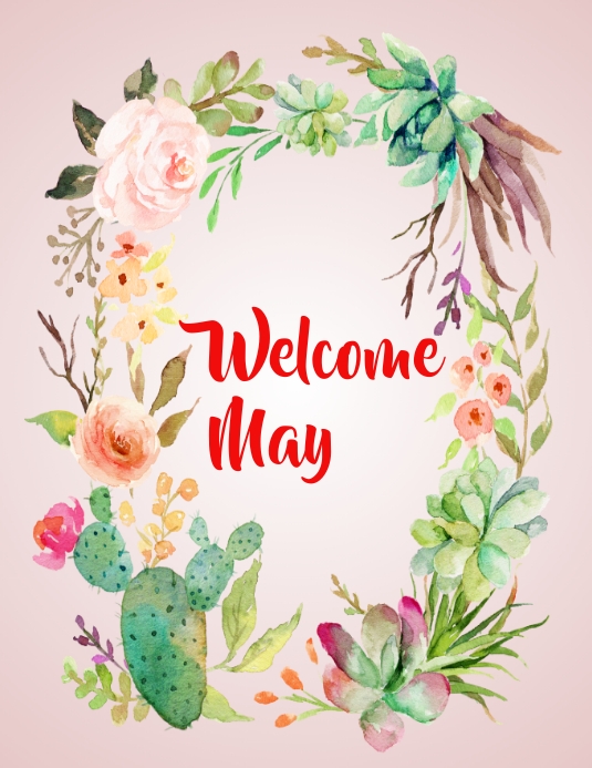 Copy of welcome May | PosterMyWall