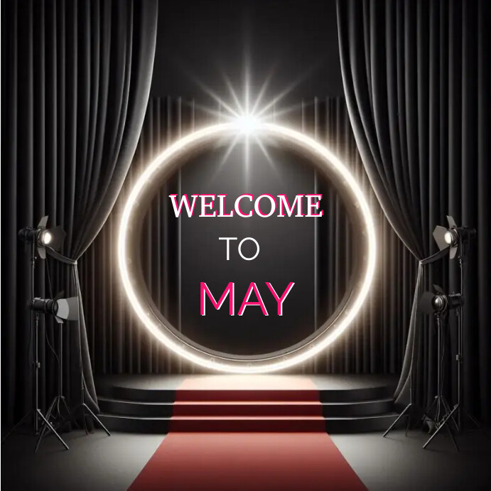 Welcome may Template | PosterMyWall