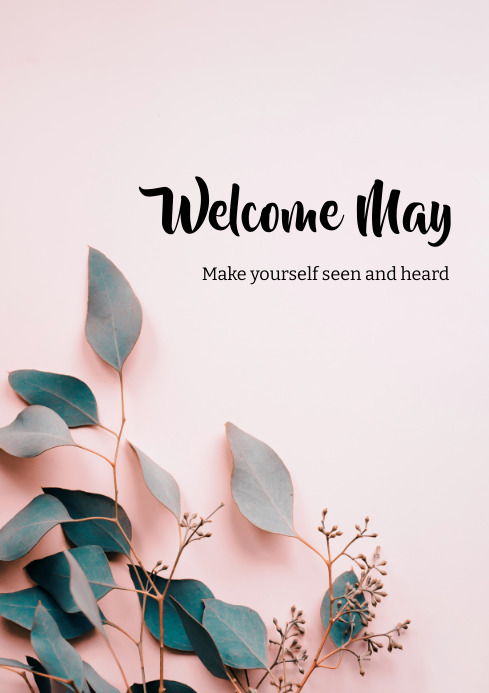 welcome may Template | PosterMyWall