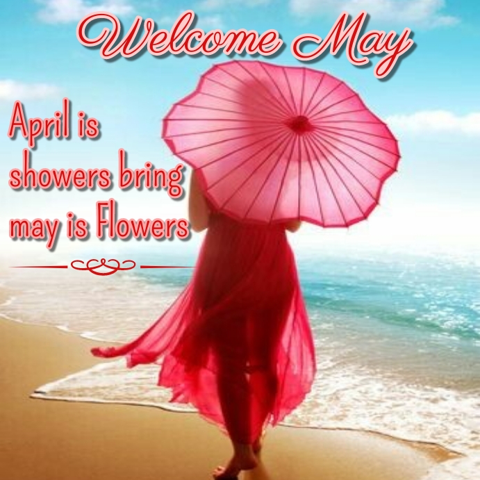 Welcome may instagram post template
