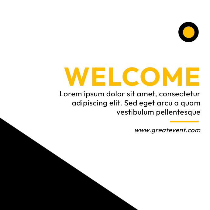 Welcome Note Template | PosterMyWall