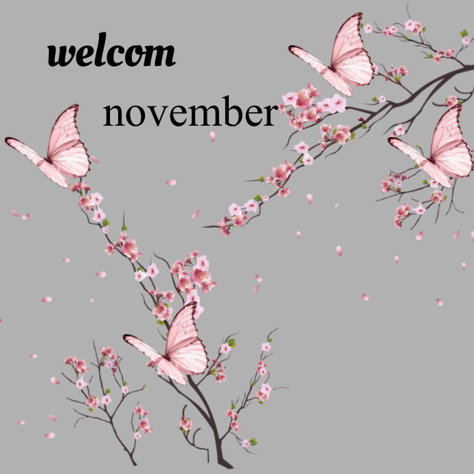 Logo Nov Nov November Logo Design Template