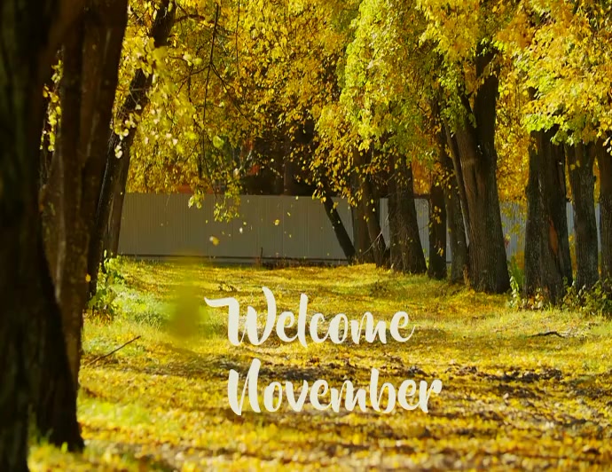 welcome November Template | PosterMyWall