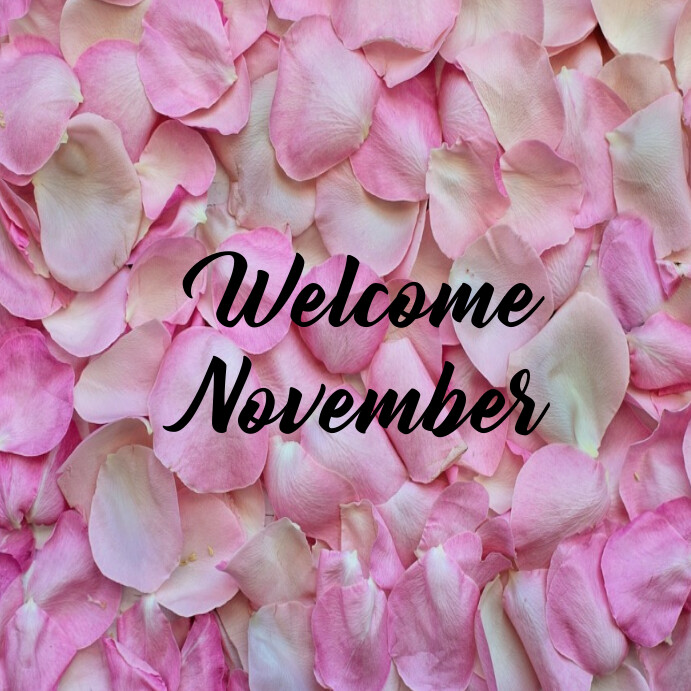 Welcome November Instagram post Template | PosterMyWall