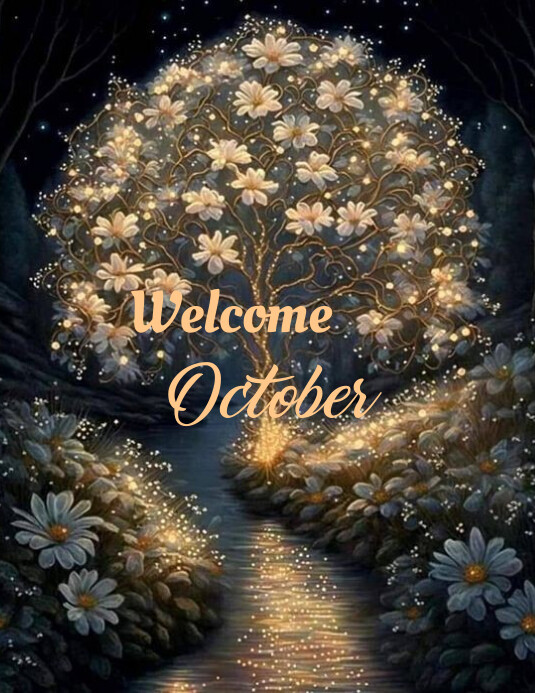 Welcome October Template | PosterMyWall