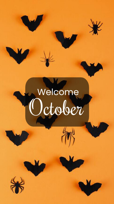 Welcome October Template | PosterMyWall