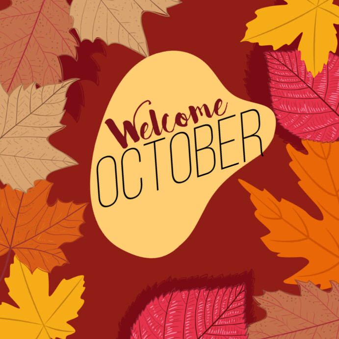 Welcome October Template | PosterMyWall