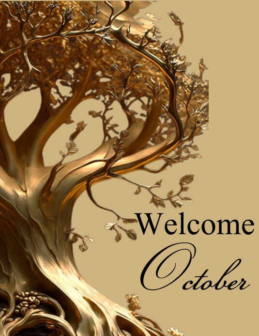 Welcome October Templat | PosterMyWall
