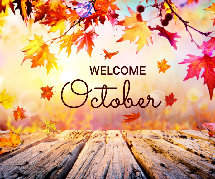 Welcome October Template | PosterMyWall
