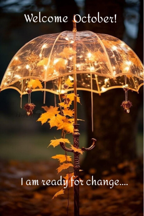 Welcome October Template | PosterMyWall
