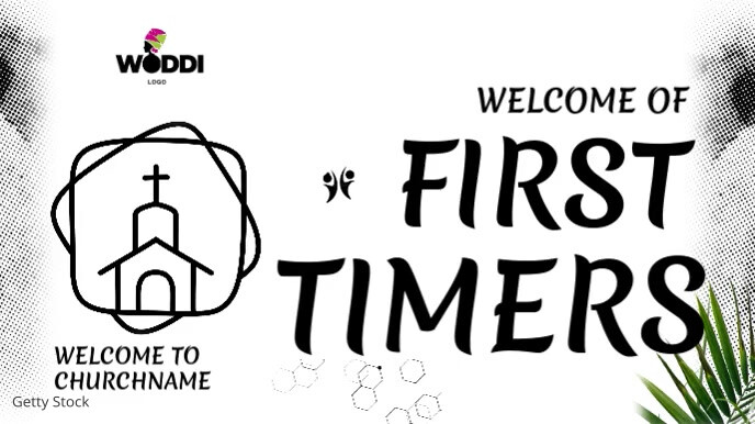 First Timer Welcome Design/animation Plantilla de Welcome of First Timers | PosterMyWall