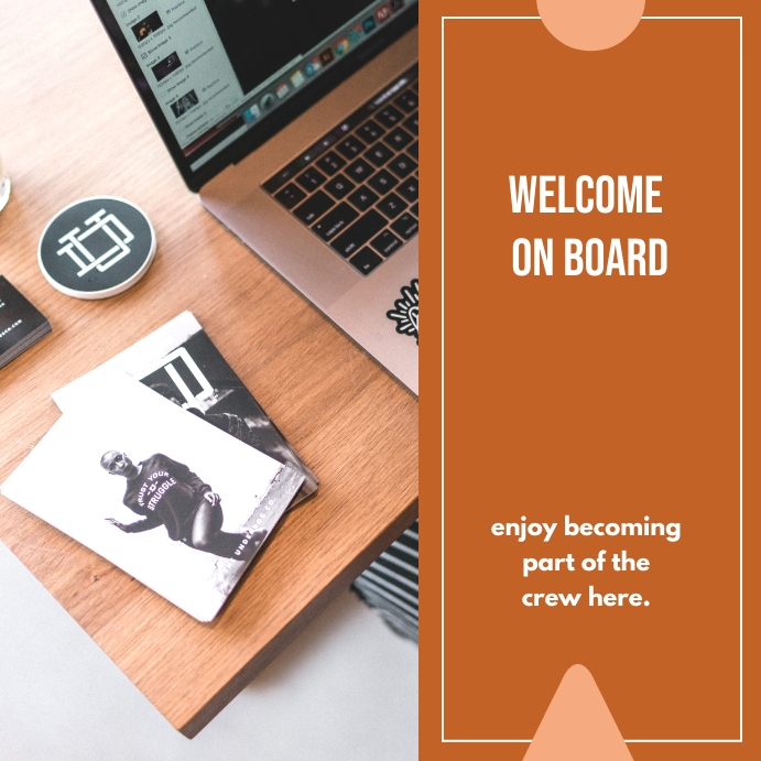 Welcome Aboard Editable Welcome On Board Template | PosterMyWall