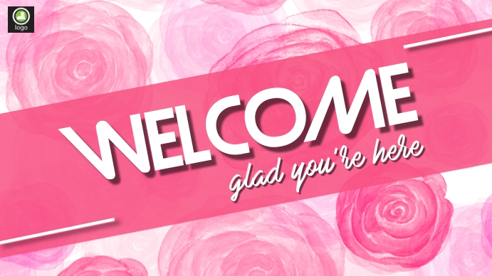Copy of welcome pink | PosterMyWall