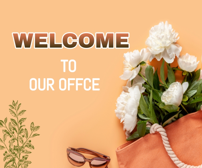 Plantilla de welcome post | PosterMyWall