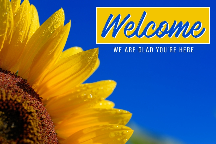 Welcome Poster Template | PosterMyWall
