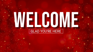 welcome poster Template Presentation (16:9)