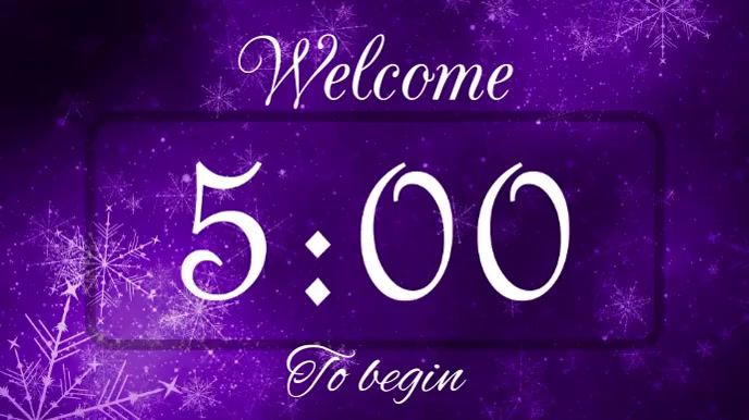 Countdown Image Purple Welcome purple countdown Template | PosterMyWall