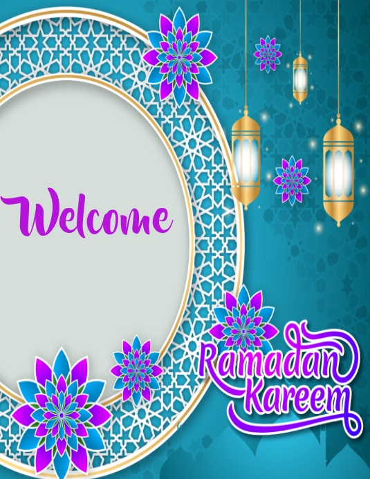 welcome Ramadan Flyer (US Letter) template