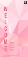Welcome Roll up Banner Spanduk Gulir Atas 3' × 6' template
