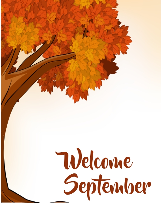 welcome September Template | PosterMyWall